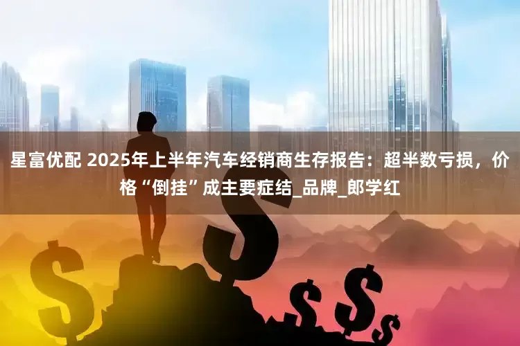 星富优配 2025年上半年汽车经销商生存报告：超半数亏损，价格“倒挂”成主要症结_品牌_郎学红